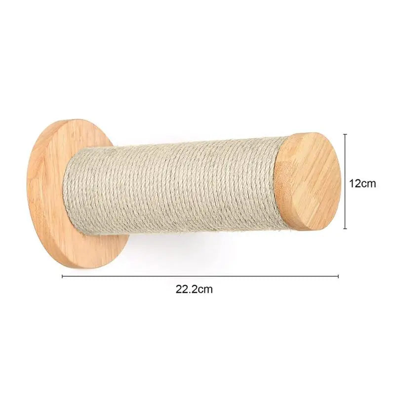 Wall-Mounted Cat Tree – Shelves, Scratcher & Hammock