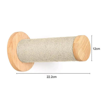 Wall-Mounted Cat Tree – Shelves, Scratcher & Hammock