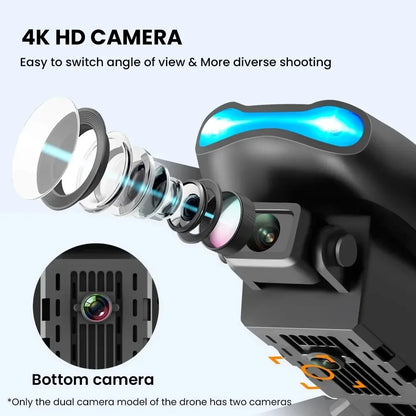 E99Pro 4K Drone – Dual Camera & Obstacle Avoidance