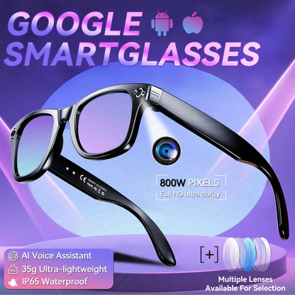 AI Smart Glasses with Camera, Calls & Translation
