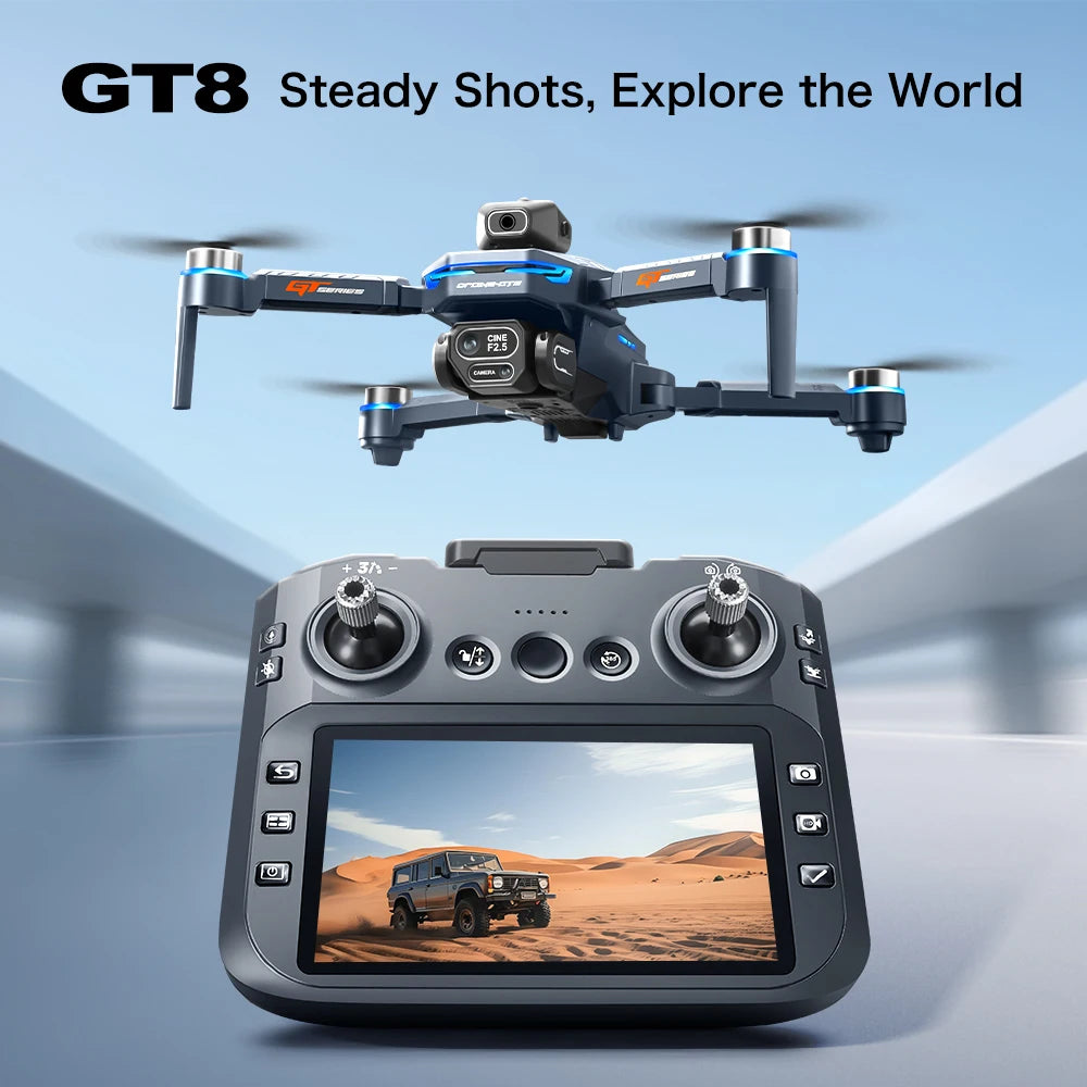 GT8 RC Drone – 6K/8K Camera & Obstacle Avoidance
