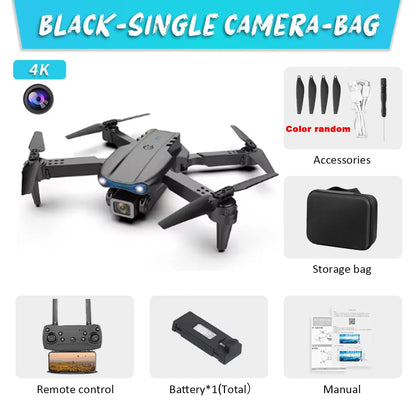 E99Pro 4K Drone – Dual Camera & Obstacle Avoidance