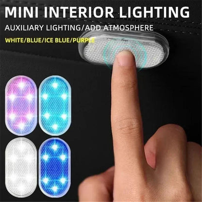 Wireless LED Car Interior Lights – USB Rechargeable