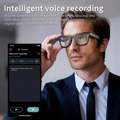 AI Smart Glasses with Camera, Calls & Translation