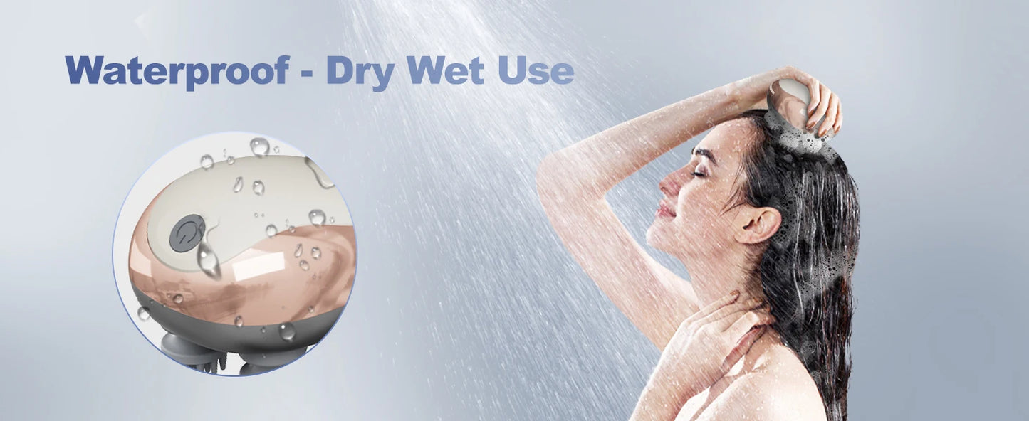 Electric Scalp Massager – Handheld & Portable