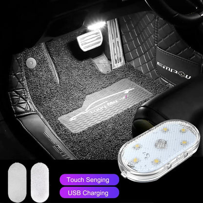 Wireless LED Car Interior Lights – USB Rechargeable