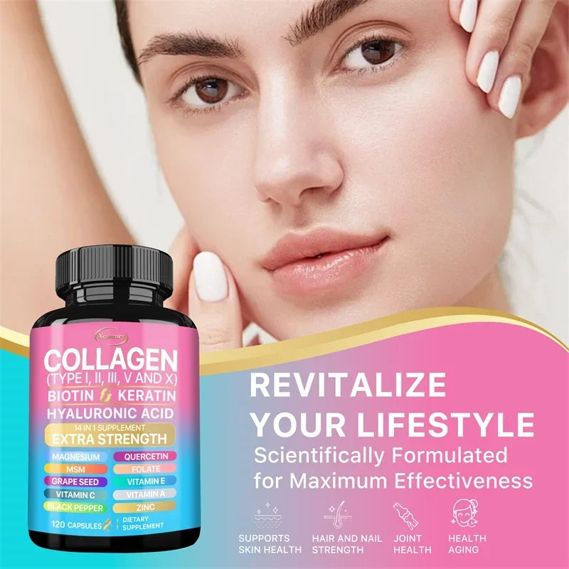 Collagen Supplement – Skin, Hair & Nail Support