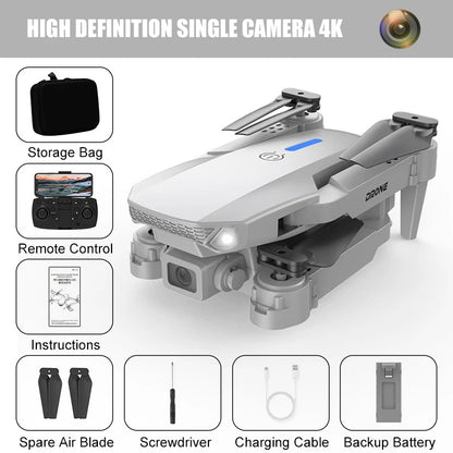 E88 PRO 8K Drone – Dual Camera & Obstacle Avoidance