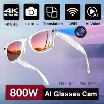 AI Smart Glasses with Camera, Calls & Translation
