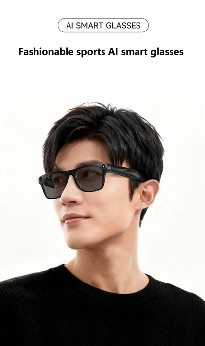 4K AI Smart Glasses with Camera & Bluetooth Calls