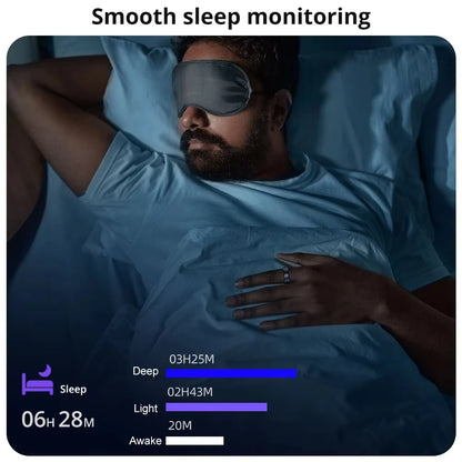Smart Ring with Heart Rate & Sleep Monitor