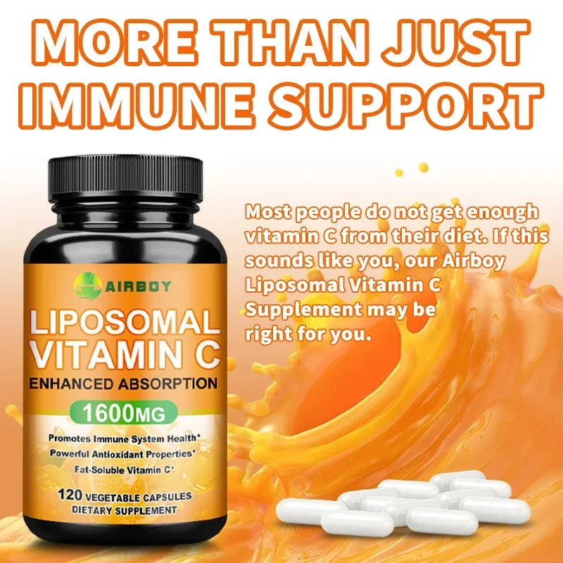 Liposomal Vitamin C – Immune & Collagen Support