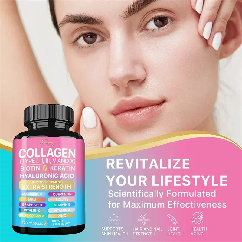 Collagen Supplement – Skin, Hair & Nail Support