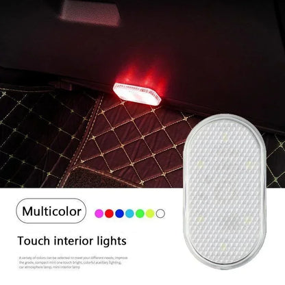 Wireless LED Car Interior Lights – USB Rechargeable