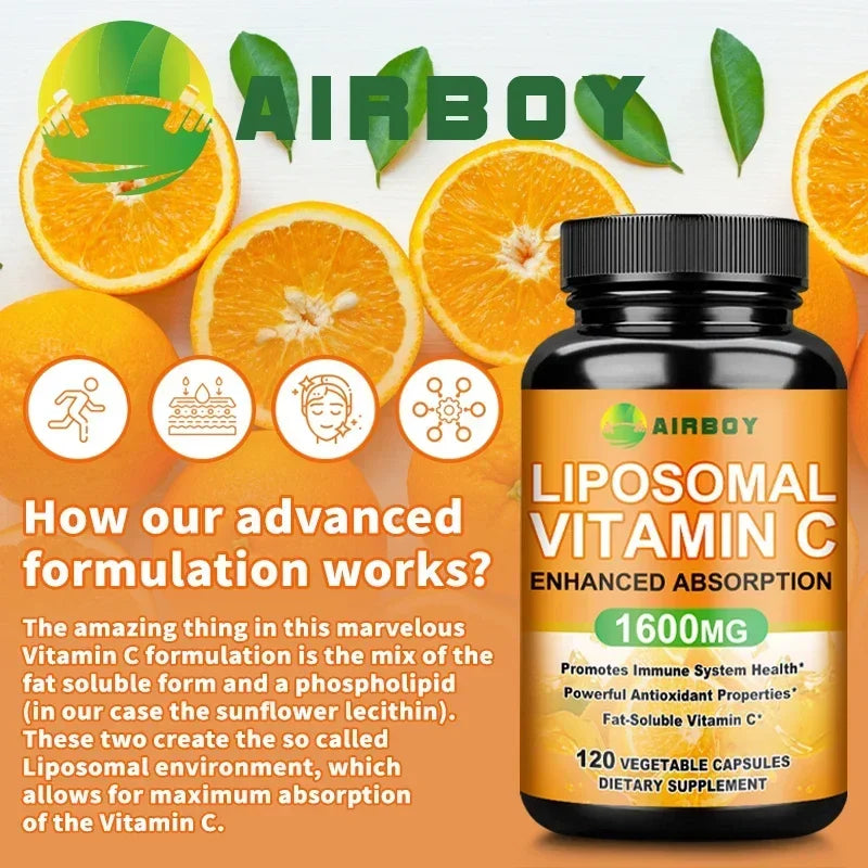 Liposomal Vitamin C – Immune & Collagen Support