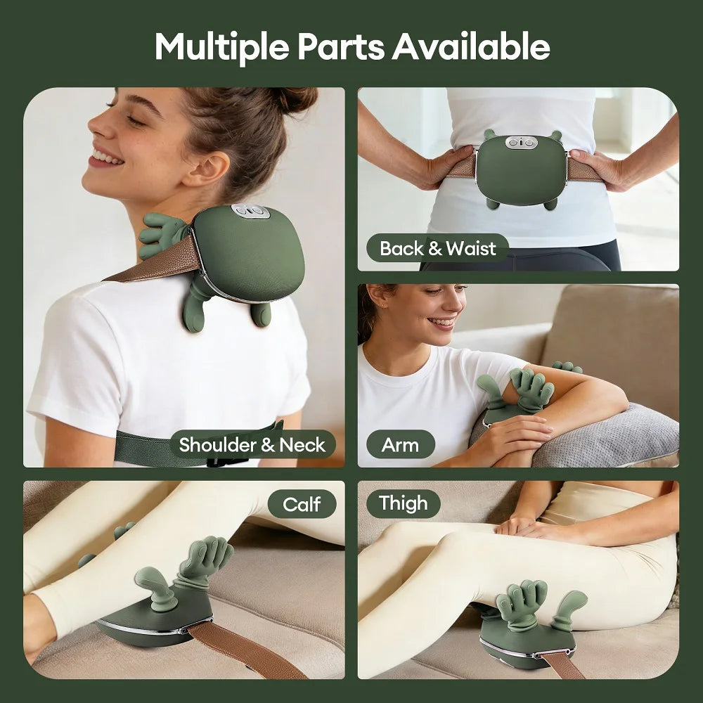 4D Bionic Neck & Shoulder Massager (Wireless, Kneading)