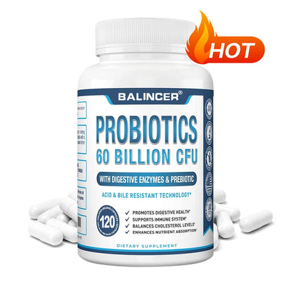 Probiotic + Prebiotic for Gut & Immune Support