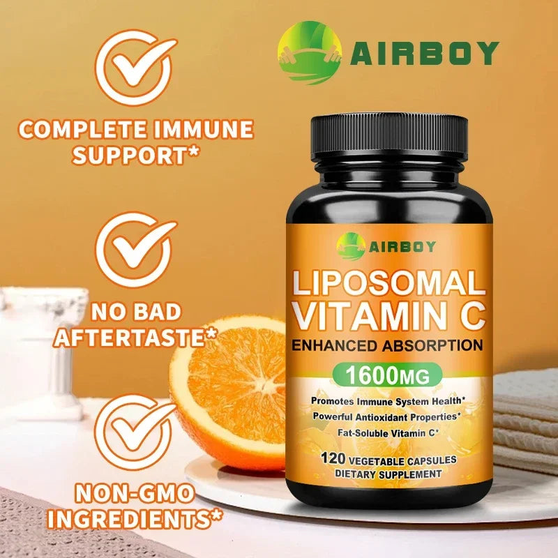 Liposomal Vitamin C – Immune & Collagen Support