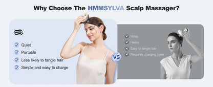 Electric Scalp Massager – Handheld & Portable