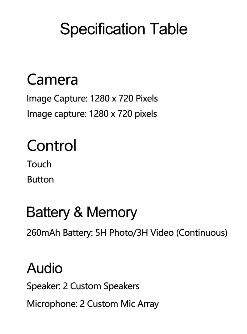 4K AI Smart Glasses with Camera & Bluetooth Calls