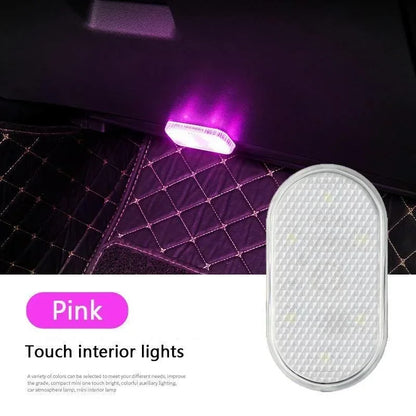 Wireless LED Car Interior Lights – USB Rechargeable