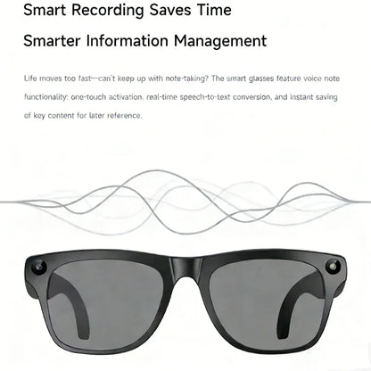 4K AI Smart Glasses with Camera & Bluetooth Calls