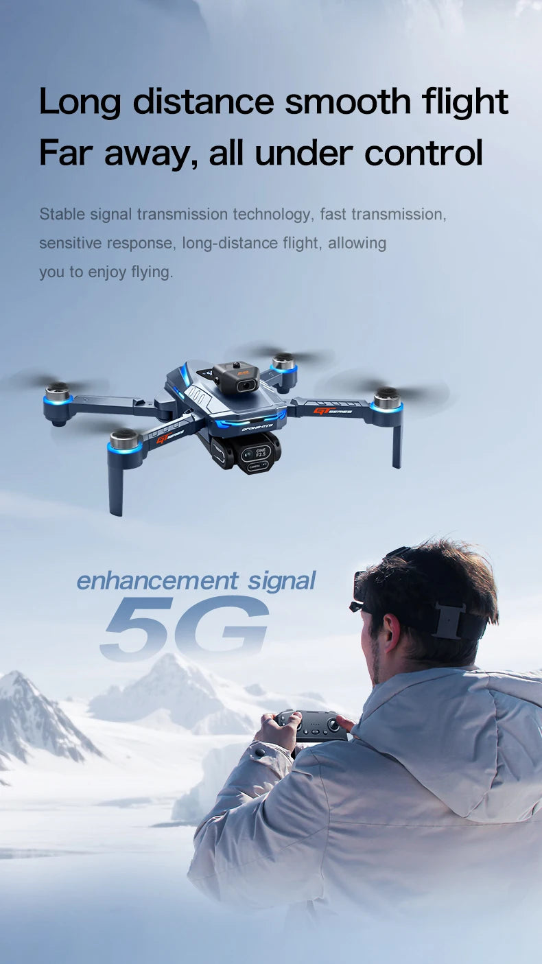 GT8 RC Drone – 6K Camera & Obstacle Avoidance