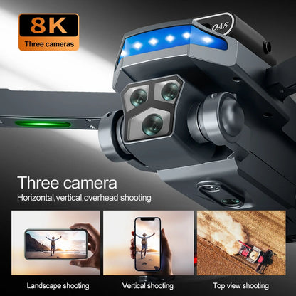 P18 RC Drone – Dual 8K Cameras & Obstacle Avoidance