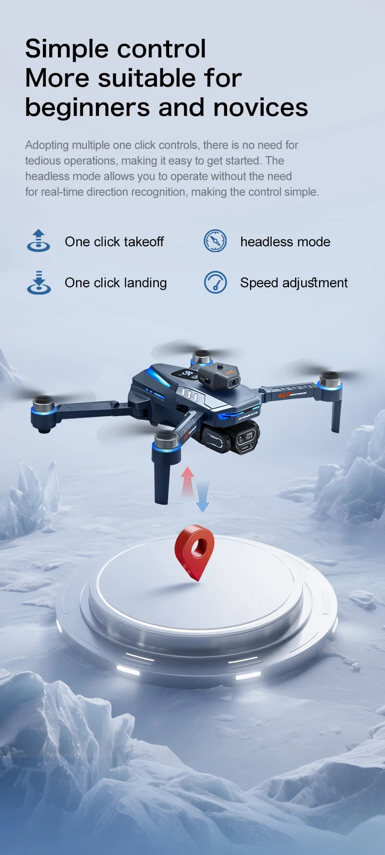 GT8 RC Drone – 6K Camera & Obstacle Avoidance