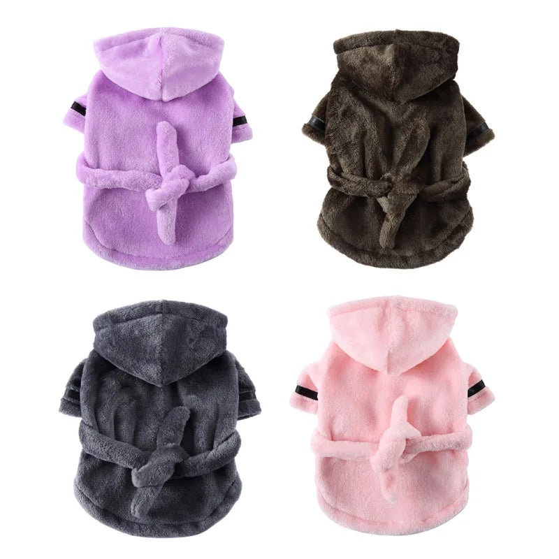 Pet Dog Bathrobe – Soft Pajamas & Drying Towel