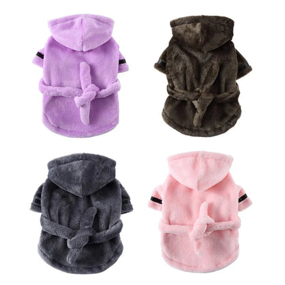 Pet Dog Bathrobe – Soft Pajamas & Drying Towel