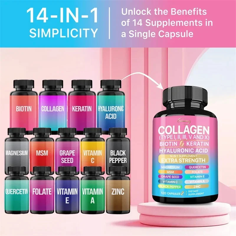 Collagen Supplement – Skin, Hair & Nail Support