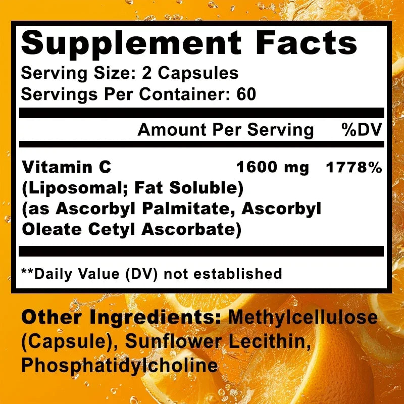 Liposomal Vitamin C – Immune & Collagen Support