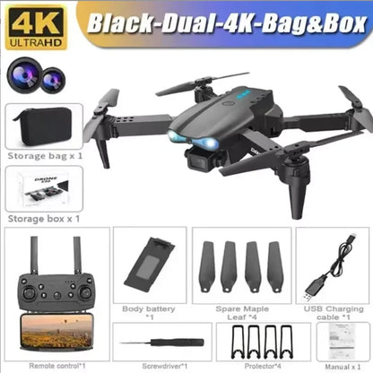 E99Pro 4K Drone – Dual Camera & Obstacle Avoidance