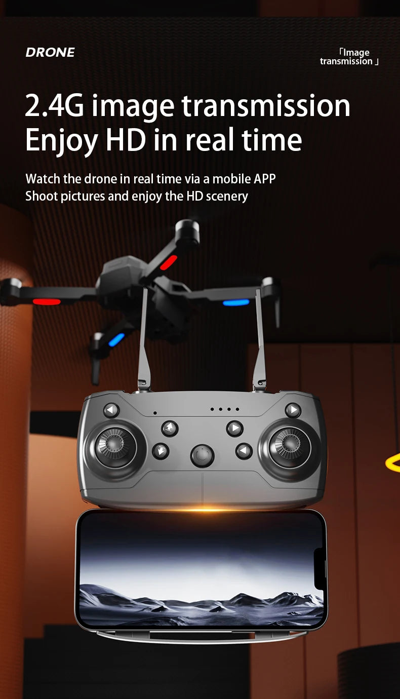 E88 PRO 8K Drone – Dual Camera & Obstacle Avoidance
