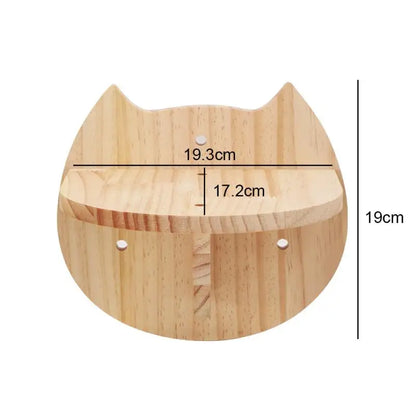 Wall-Mounted Cat Tree – Shelves, Scratcher & Hammock