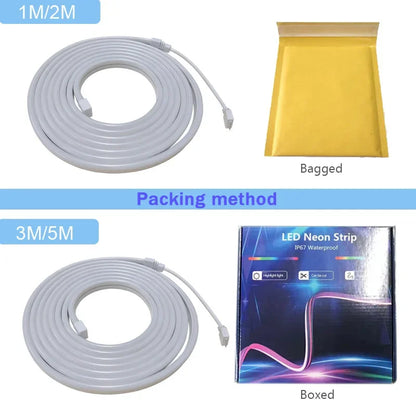 Smart RGB Neon Light Strip (Music Sync & App Control)
