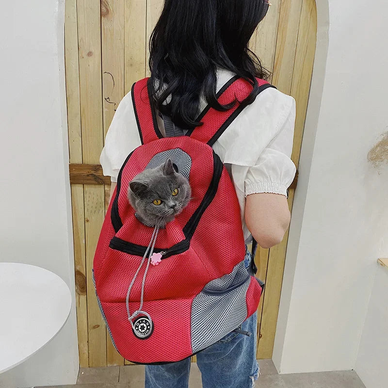 Breathable Pet Backpack – Travel for Dogs & Cats