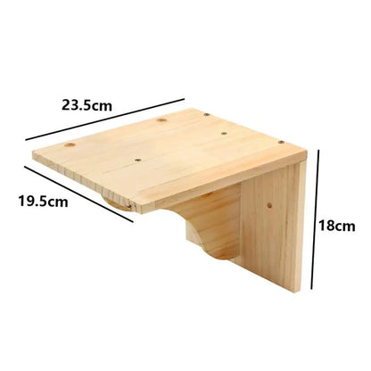 Wall-Mounted Cat Tree – Shelves, Scratcher & Hammock