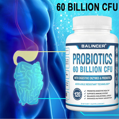Probiotic + Prebiotic for Gut & Immune Support