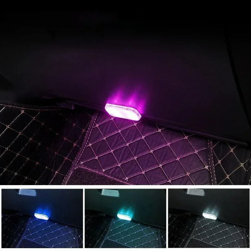 Wireless LED Car Interior Lights – USB Rechargeable
