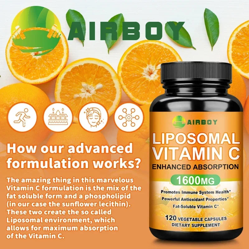 Liposomal Vitamin C – Immune & Collagen Support
