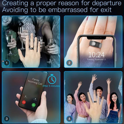 R4 Smart Ring – Waterproof & Multifunction