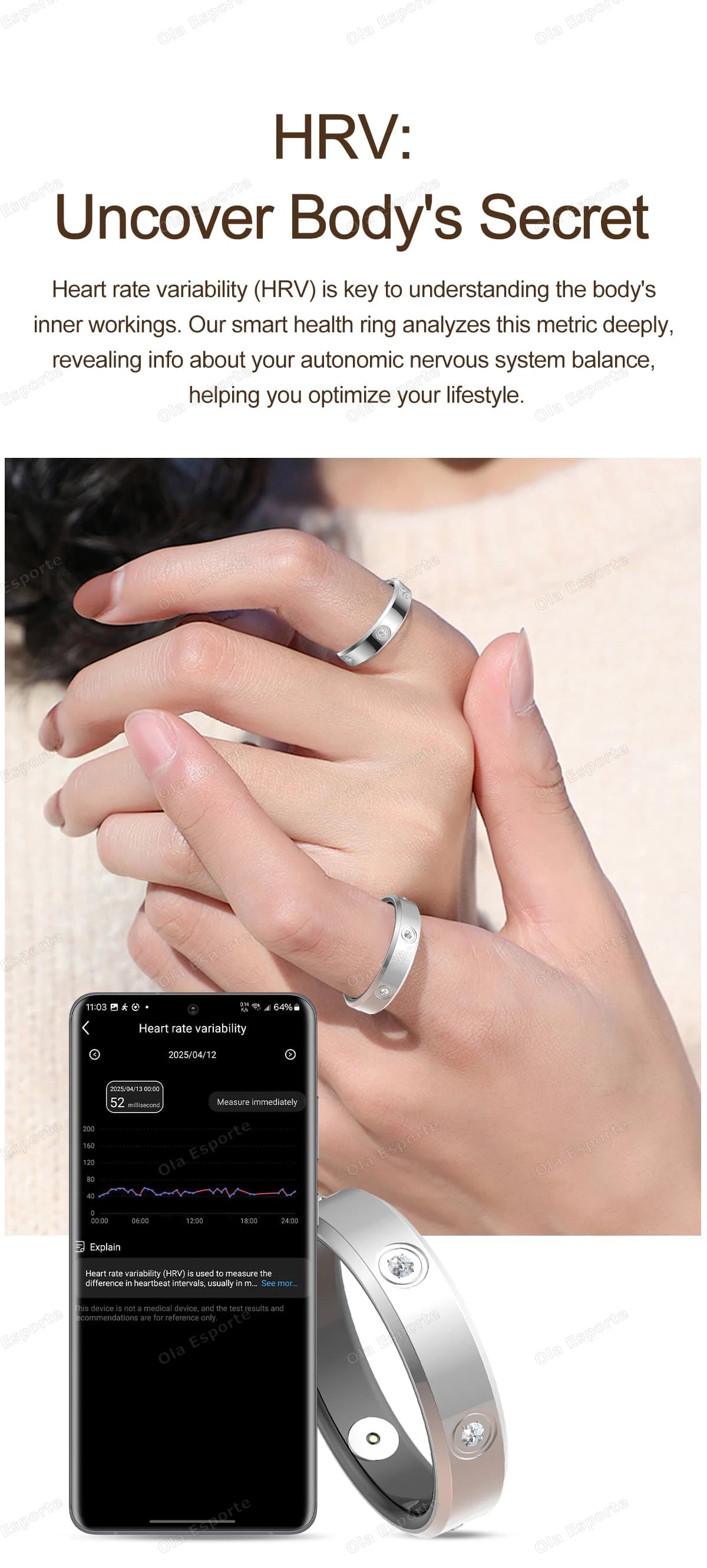 Smart Ring – Heart Rate & Health Monitor