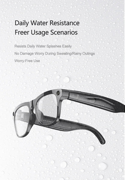 4K AI Smart Glasses with Camera & Bluetooth Calls
