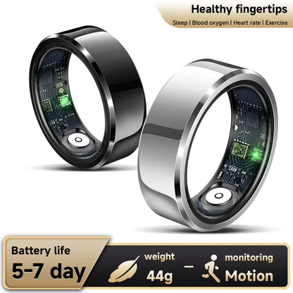 Smart Ring with Heart Rate & Sleep Monitor