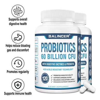 Probiotic + Prebiotic for Gut & Immune Support