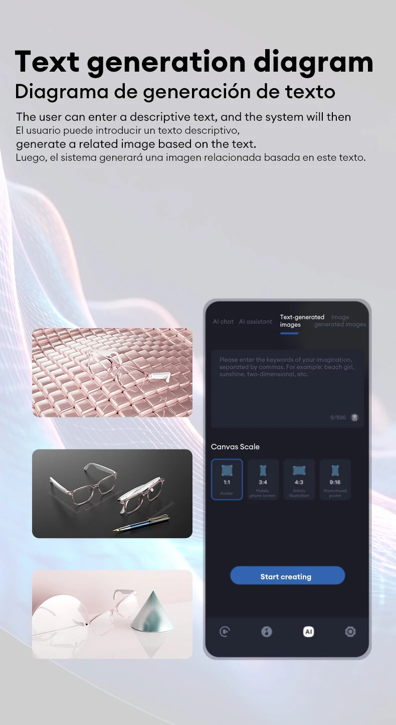 HYUNDAI HY-C8 AI Smart Glasses with Bluetooth Earphones