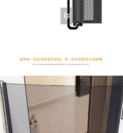 Retractable Pet Gate – Indoor Safety Fence for Dogs & Cats