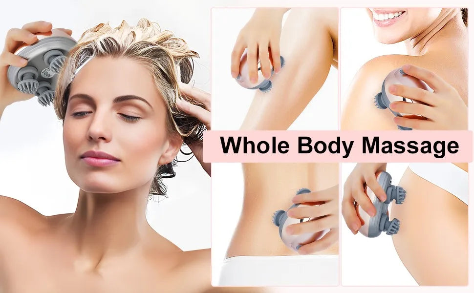 Electric Scalp Massager – Handheld & Portable